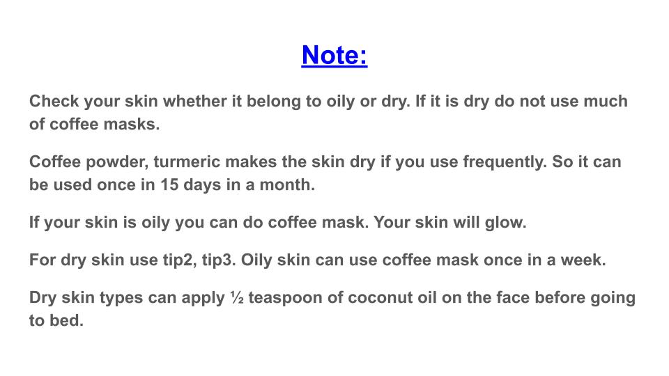 tips for oily skin and dry skin