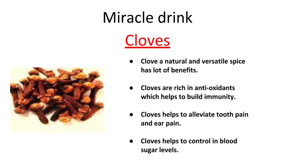 Cloves- Immunity booster